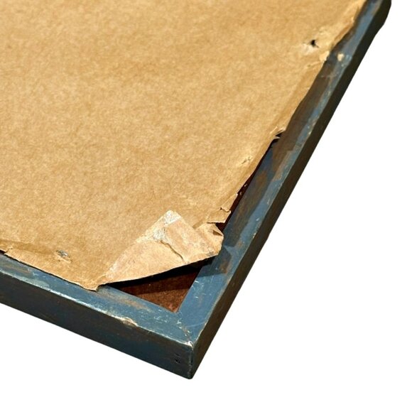 2 VTG Currier Ives Framed Prints Village Blacksmith - Old Grist Mill 15x10.5 In - Picture 10 of 13